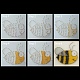 Ensembles de kits d'art à cordes à motif d'abeilles DIY-F070-08-6