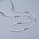 Chaînes de lunettes de perles de rocaille de verre AJEW-EH00006-6
