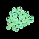 144Pcs 8 Colors Luminous Acrylic Beads LACR-YW0001-04-3
