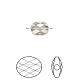 Perles de cristal autrichien 5051-8x6-215(U)-1