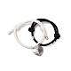 2pcs ensemble de bracelets à breloques coeur assortis en alliage d'aimant 2 couleurs BJEW-E011-03BP-02-1