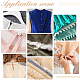 Polyester Braid Trims with Elastic Button Loops OCOR-WH0071-039B-5