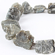 Fili di perle ruvide di labradorite gemma naturale G-E219-03-1