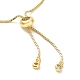 Langlebige runde Perlenschieber-Armbänder aus vergoldetem Messing für Damen und Herren BJEW-E089-01G-01-3