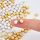 Dicosmétique 600 pièces 2 couleurs perles en alliage de style tibétain FIND-DC0002-71-3