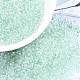 MIYUKIラウンドロカイユビーズ  日本製シードビーズ  真珠光沢のあるクリスタルab  （rr3642)パールクリスタルアブミント  15/0  1.5mm  穴：0.7mm  約27777個/50g SEED-X0056-RR3642-1