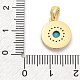 Подвески из латуни с микропаве из циркония KK-M303-02G-03-3