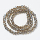 Electroplate Glass Beads Strands EGLA-A034-T4mm-J16-3
