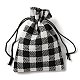 Cloth Imitation Burlap Drawstring Bags AJEW-D064-01A-2