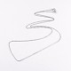 304 Stainless Steel Cable Chain Necklaces NJEW-JN01526-02-1