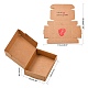 Caja de regalo de papel kraft CON-L014-A02-3