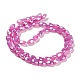 Imitation Jade Glass Beads Strands GLAA-P058-06A-02-2