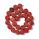 Rosso naturale perline di diaspro fili G-D475-01N-3