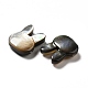 Perles de lèvre noire en coquillage naturel  SHEL-G014-06B-4