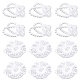 Gorgecraft 12pcs 2 estilos pulseras elásticas de perlas de imitación de plástico BJEW-GF0001-02-1