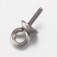 201 tasse en acier inoxydable perle peg bails pin pendentifs STAS-I097-044P-2