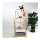 Ahandmaker giocattolo da masticare pappagallo in legno stile 2 pz 2 AJEW-GA0003-38-5