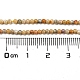 Chapelets de perles en agate fou naturel X-G-A130-2mm-K10-3