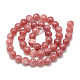 Chapelets de perles en rhodochrosite naturelle X-G-S150-06-12mm-2