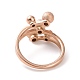 Ion Plating(IP) 304 Stainless Steel Round Ball Finger Ring for Women RJEW-D120-13RG-3