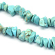 Natural Green Turquoise Stone Bead Strands G-R192-B23-1