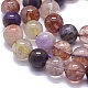 Chapelets de perles en quartz de rutile naturel G-K293-F05-C-3