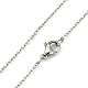 304 Stainless Steel Cable Chains Necklaces X-STAS-S029-02-4