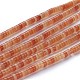 Chapelets de perles en aventurine rouge naturelle G-H230-15-1