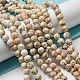 Natural Magnesite Beads Strands G-S373-003-6mm-8