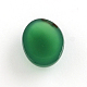 Cabuchones de piedras preciosas naturales ágata verde G-R270-20-3