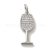 Кубические подвески из латуни с микропаве KK-U027-07P-03