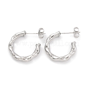 Серьги-гвоздики из нержавеющей стали 304 EJEW-H013-22P