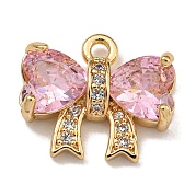 Латунные микро проложить кубического циркония подвески KK-U037-18G-01