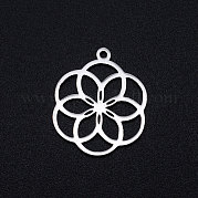 Не тускнеющие филигранные подвески из нержавеющей стали 304 A-STAS-T049-T671-1