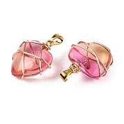 Подвески lampwork GLAA-T023-05H
