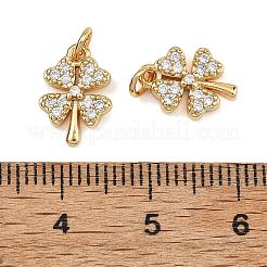 Ciondoli Shegrace in ottone con micro pavé di zirconi cubici trasparenti&nbsp;XGRQ2O113-415G