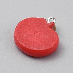 Pendentifs en résine opaque&nbsp;RESI-CJC0029-001B-01