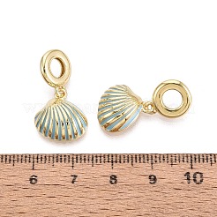 Messing emaille europäische baumeln charme&nbsp;KK-N287-34G-02
