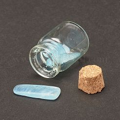 Verre transparent souhaitant une décoration de bouteille&nbsp;DJEW-A001-02