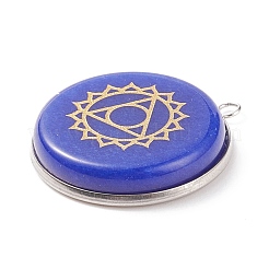 Pendentifs en pierre naturelle & synthétique mixte&nbsp;PALLOY-JF01648-03