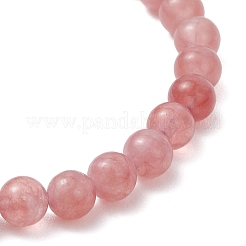 Stretcharmbänder aus natürlichen Quarzperlen für Damen und Herren&nbsp;BJEW-JB12965-02