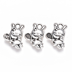 Pendente in lega stile tibetano&nbsp;TIBEP-S319-087AS-RS
