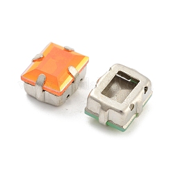 Opale rectangle cousue sur strass&nbsp;RGLA-G024-05A-P