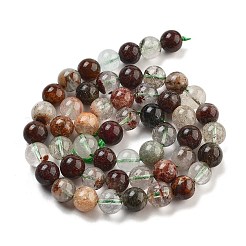 Fili di perle di quarzo lodolite naturale quattro stagioni&nbsp;G-Z063-A02-03