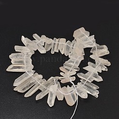 Pepite smerigliato quarzo naturale fili di cristallo perline&nbsp;G-F289-25