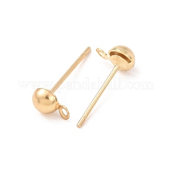 Accessoires de clous d'oreilles en laiton&nbsp;LS-KK-G604-01G-01