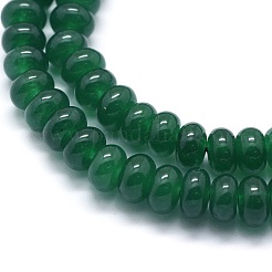 Chapelets de perles de jade blanche naturelle&nbsp;G-E507-01D