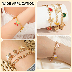 30 Stück Eisenkabelkettenarmbänder&nbsp;IFIN-ME0001-34G