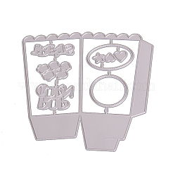 Popcorn Box Frame Kohlenstoffstahl Stanzformen Schablonen&nbsp;LS-DIY-F036-30
