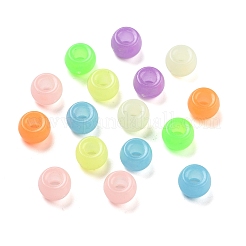 100pcs leuchtende Acrylperlen&nbsp;OACR-FP0001-12